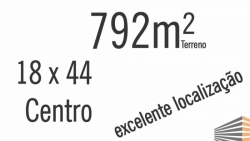 Centro - 792m² - Ótimo Terreno - nm