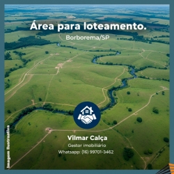 Área para Loteamento em Borborema - 3,28 alqueires